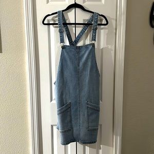 So brand Denim overall mini dress size large